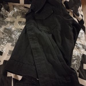 Black jean jacket